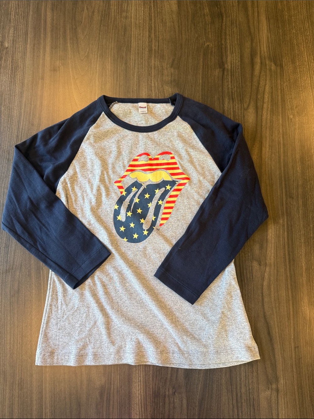 Rolling Stones US Tour 2005-06 Raglan Baseball Shirt XL Concert Tee